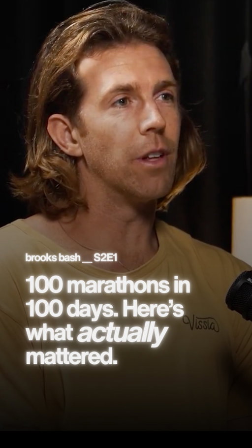 @brooksbash ran 100 marathons in 100 days.

On paper, that sounds like discipline. Grit. Insanity. But what happens after the finish line?

To kickoff Season 2, Brooks and I go way deeper than the miles.

We talk about self-doubt. The quiet pressure men carry. The post-achievement crash no one warns you about. Why purpose matters more than performance. And why doing something extreme doesn’t automatically heal what’s underneath.

This isn’t just about running.

It’s about masculinity, identity, usefulness, and what actually builds a man.

If you’ve ever chased something big hoping it would “fix” you, this one’s for you.

Full ep now live at the link in bio.