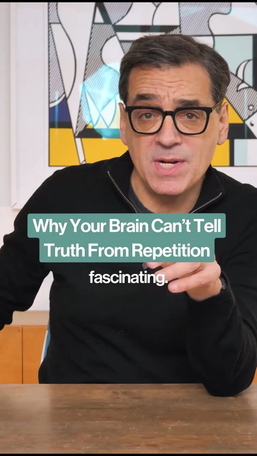Your brain doesn’t care if a thought is true.
It cares if it’s familiar.

What you repeat becomes believable, and what you rehearse becomes identity.
Your thoughts aren’t background noise. They’re blueprints.