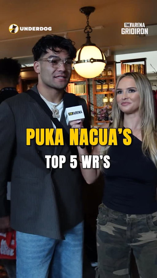Puka Nacua delivers his Top 5 WRs in the NFL 👀

#nfl #rams #pukanacua #ramshouse