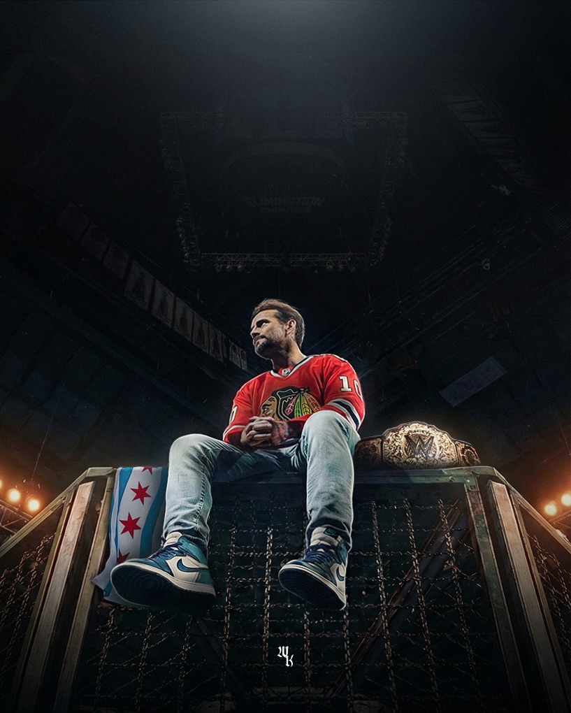 2026 ELIMINATION CHAMBER @wwe 
UNITED CENTER
CHICAGO 
CM PUNK
@finnbalor 
WORLD HEAVYWEIGHT CHAMPIONSHIP

📷 @cmpunk 

Tribute to 2014FHD album cover by @realcoleworld 

@wrestlekaizen