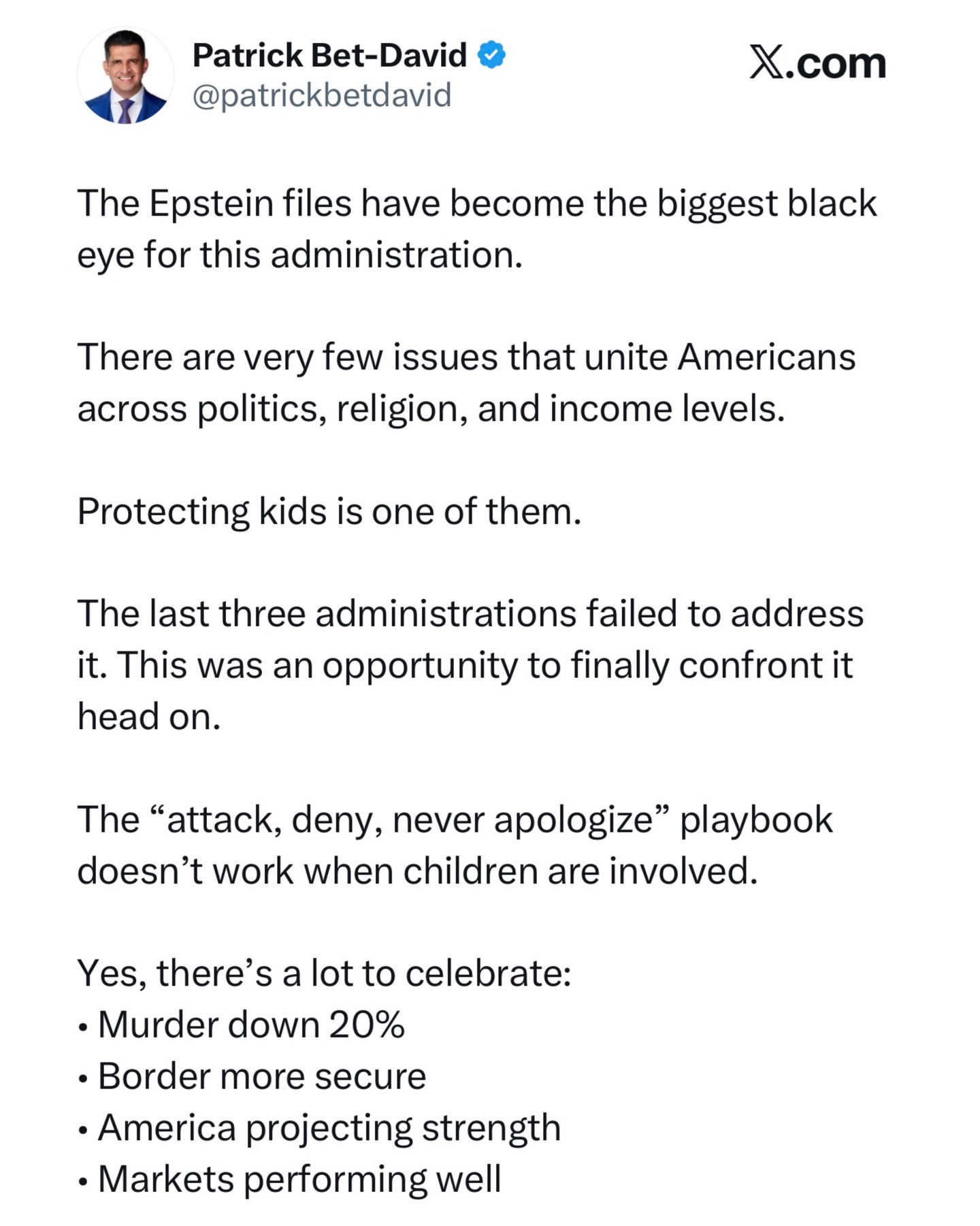 PBD on the mishandling of Epstein files situation.