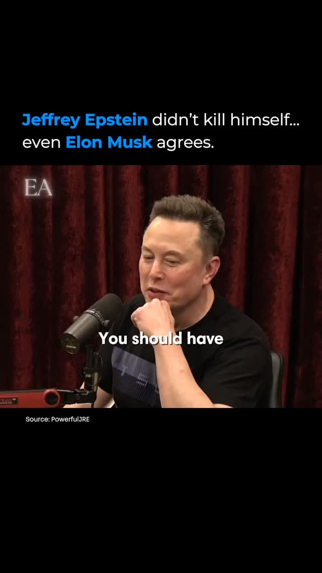 Public trust often depends less on conclusions and more on transparency.

On Joe Rogan’s podcast, Elon Musk discussed the Jeffrey Epstein case and said the circumstances left many people with unanswered questions. He referenced issues like surveillance failures and procedural gaps, arguing that when events involving powerful figures appear inconsistent, skepticism tends to grow. His broader point wasn’t to prove a theory, but to highlight how a lack of clarity can erode confidence in institutions.

In moments like these, perception matters. When information feels incomplete, people fill the gaps themselves. For leaders and systems alike, transparency isn’t just about facts. It’s about maintaining trust over time.

Questions don’t always signal doubt. Sometimes they signal the need for clearer answers.

Follow @entrepreneurarchived for more timeless lessons from the worlds boldest leaders.

#elonmusk #joerogan #jeffreyepstein #mediaandpower #institutionalconfidence
