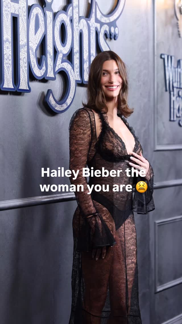 Hailey Bieber had jaws hitting the floor last night at the ‘Wuthering Heights’ premiere in Sydney 🔥

She is known for her sleek, classic style, but she looked absolutely STUNNING in a sheer look by Saint Laurent.

Her dress and bodysuit were made of Chantilly lace, with bell sleeves and a flared skirt that perfectly fit the movie’s theme.

What do you all think of this look on Hailey❔👀

#HaileyBeiber #JustinBieber #WutheringHeights #SaintLaurent