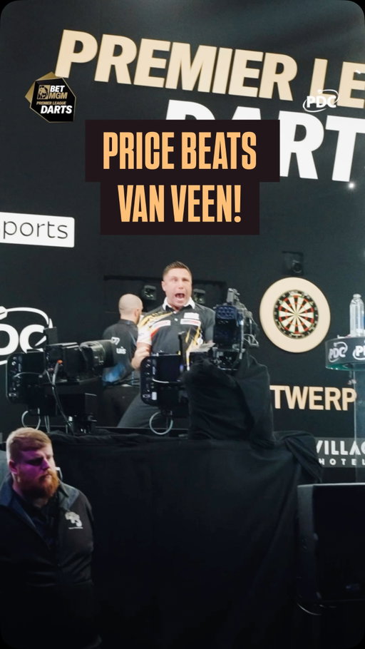 Gerwyn Price is the final player through to tonight’s semi-finals following victory over Gian van Veen!