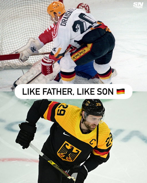 Leon Draisaitl’s dad, Peter, represented Germany at the ‘88, ‘92, and ‘98 #WinterOlympics.

Leon now follows in his father’s footsteps at #MilanoCortina2026 🧬