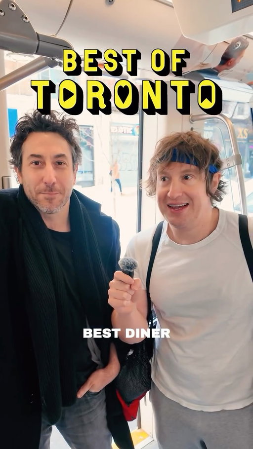 BEST OF TORONTO with the co-creators of Nirvanna The Band The Show The Movie, Matt Johnson and Jay McCarrol #FinestPartner
-
When their plan to book a show at the Rivoli goes horribly wrong, Matt and Jay accidentally travel back to the year 2008. Major Toronto nostalgia ⚡ // IN THEATRES NOW!
-
Matt & Jay’s Picks:
-
Best Thai: @thainyyom & @khaosanroadto
Best Indian: @dilse.ca & @littleindiarestaurant
Best Diner: @theskylinerestaurant & @cafepolonez & @theavenuediner 
Best Breakfast Sandwich: @dads.goodmorning & @goldstandardsandwich 
Best Ice Cream: @deathinvenicegelato 
Best Tourist Trap: CN Tower
Best Dumpling: Dumpling House
Best Much Music VJ: @strombo 
Best Beef Patty: @russellsbutcher & Bathurst Station 
Best Steak: @barberianssteakhouse & @stoprestaurantto_
Best Cocktail: @civillibto & @writersroombar
Best Mayor: Rob Ford & Mel Lastman
Best Brunch: @susiestoronto 
Best Celeb Sighting: @sergeibaka
Best Record Store: @sonicboommusic
Best Sauna: @swbathhouse.tearoom
Best Friend: Matt & Jay 🙂
-
#BestOfToronto #Toronto
