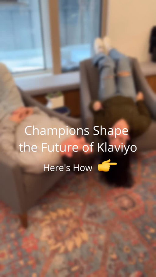 From product feedback and beta testing to content creation and thought leadership, being a Klaviyo Champion means becoming part of the team. Come shape the future of B2C with us. Request an invitation to join the 2026 cohort at the link in bio.