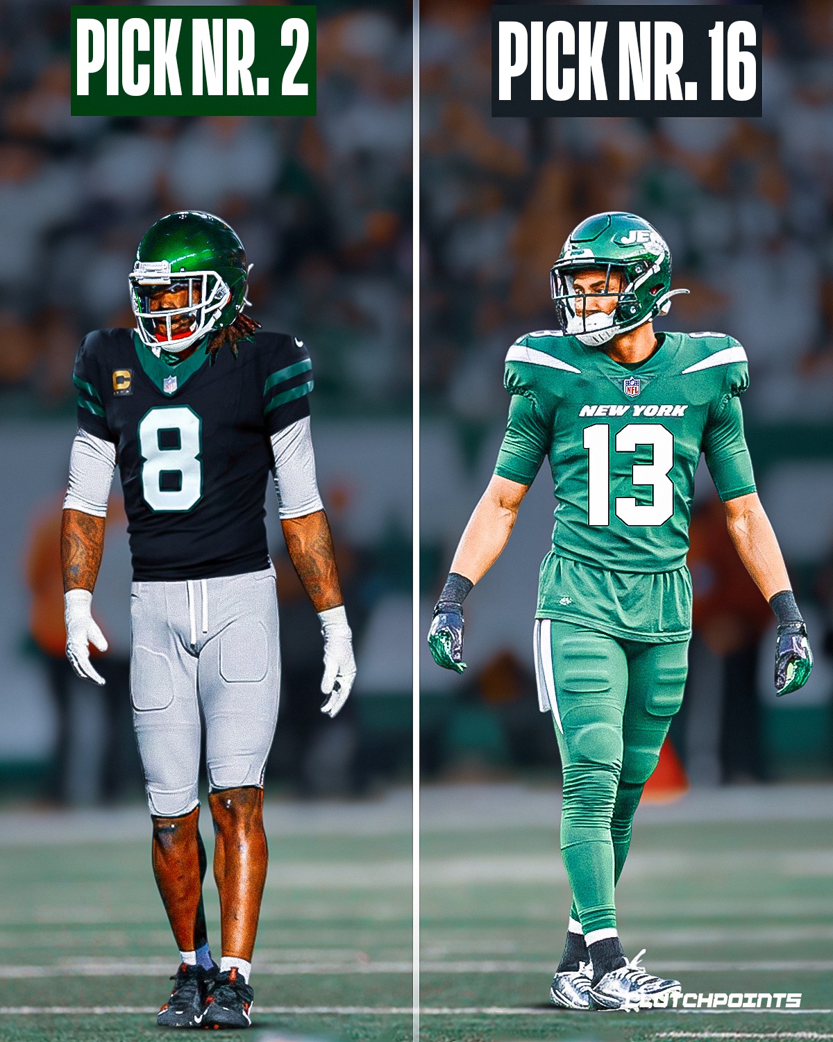 The New York Jets are sitting on a defensive goldmine with the chance to land two transformative anchors in the first round of the 2026 NFL Draft.

Arvell Reese at #2 is the definition of a chess piece that defensive coordinators dream about. 

After an All-American campaign at Ohio State where he racked up 69 tackles, 10 TFLs, and 6.5 sacks, Reese proved he can erase game plans from both the edge and the second level. 

His rare blend of 6’4” size and 20.1 mph closing speed makes him the perfect solution for a Jets unit that finished 31st in sacks last year.

Adding Brandon Cisse at #16 would be the ultimate insurance policy for a secondary entering a new era. 

Cisse dominated in the SEC this past season, allowing a suffocating 47.4% completion rate and showcasing the vertical speed to mirror any WR1 in the league. 

With 13 run stops and elite diagnostic skills, he brings a physical edge that fits the "New York Sack Exchange" identity perfectly.

Drafting Reese and Cisse is a calculated strike to rebuild the backbone of the franchise with elite, modern-day traits.

Play the game behind the game with @novig, available in most states! Use code CPSOCIAL. #ad