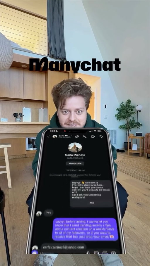 Comment “Audience” & I’ll send you 30 days of Manychat Pro for free

@manychat #manychatpartner