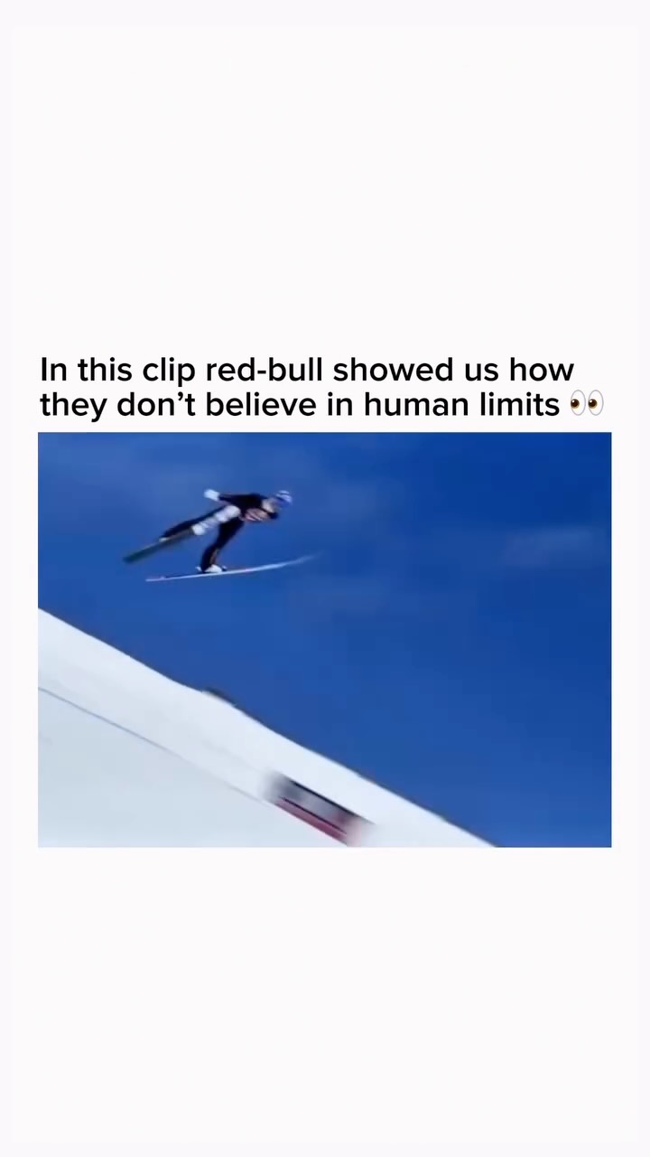 Red Bull took ski jumping where official events can’t go. ⛷️❄️

On Olympic and World Cup hills, distance is limited by strict safety rules and equipment standards. So to see what’s possible beyond that ceiling, the hill itself had to change.

Olympic medalist and World Cup winner Ryōyū Kobayashi headed to Akureyri in Iceland—a spot known for steep terrain and dependable winter conditions. Instead of using a normal inrun and takeoff, a team of engineers carved a one-off kicker directly into the mountainside, packing and shaping snow to precise angles with one purpose: maximum flight distance.

No judges. No style points. No rulebook.

Not a contest—just a controlled push at the edge of what a human can do when elite technique meets exact engineering. 🎿

Credits: Red Bull

#RedBull #SkiJumping #ExtremeSports