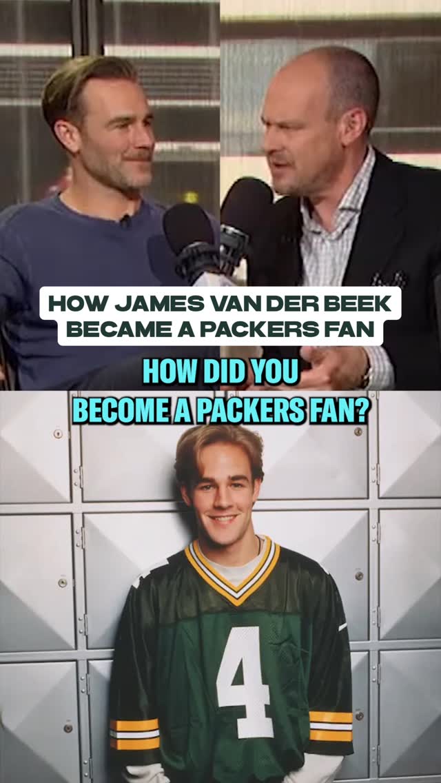 On Wednesday, James Van Der Beek passed away at the age of 48. 

In remembering him, we bring back this clip from his 2017 @richeisenshow appearance where he told us how a Connecticut kid found himself rooting for the Green Bay Packers.

Rest in peace, James.