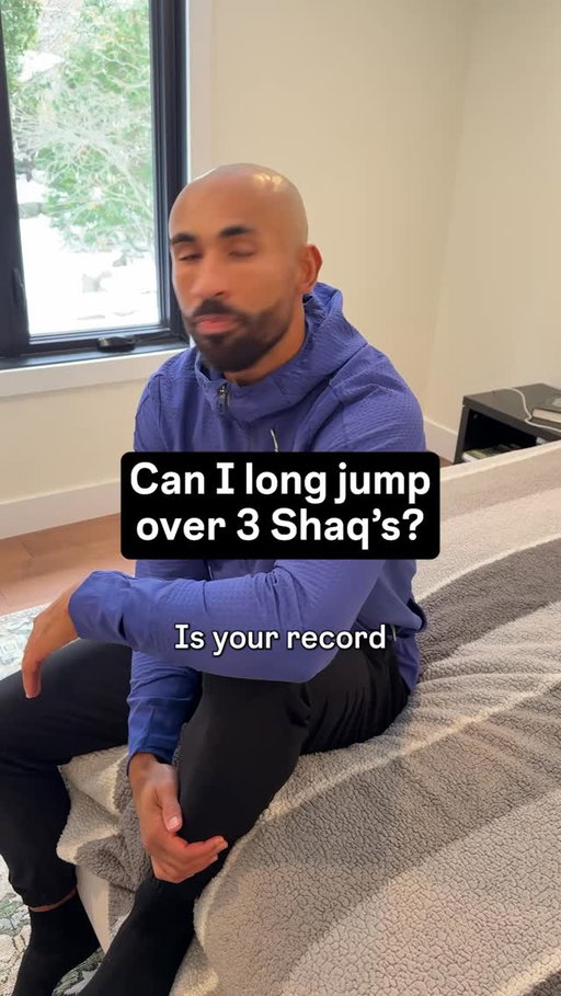 Should we try this for real @shaq? 

#DamianWarner #TeamCanada #Olympics #olympian #SabrinaCarpenter