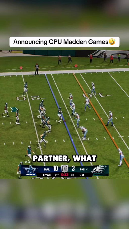 We Announced CPU Games in Madden🤣 #madden26 #madden #gaming #thegoosetv #fyp