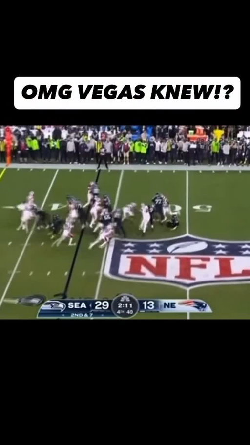A late-game play from the Super Bowl is raising serious eyebrows.

Sam Darnold’s rushing prop was set at 5.5 yards. He had 11 rushing yards heading into the final drive. Reports say over $3.5 million was publicly bet on the over — with even more money tied to him having 10+ rushing yards in parlays.

Then on the second-to-last play, instead of handing off to Kenneth Walker III, Darnold keeps it, drops down, and loses 6 yards — finishing with 5. The under hits. Vegas wins.

Some are calling it clock management. Others say it looked… convenient.

With that much money on the line, you have to at least ask the question — was that just football, or something more?

What do you think?

#nflfootball #nflnews #superbowl