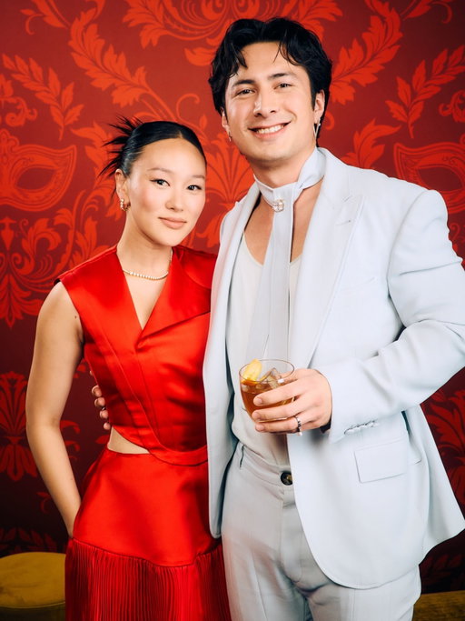 Swooning over Yerin Ha and Hudson Williams who hosted the Gold House Lunar New Year Celebration in NYC tonight.