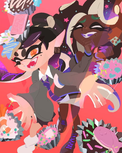 #バレンタイン #アオリ #イイダ #スプラトゥーン #Splatoon #スプラトゥーン3 #Splatoon3 #Valentine #ValentinesDay #NintendoSwitch #Nintendo #任天堂