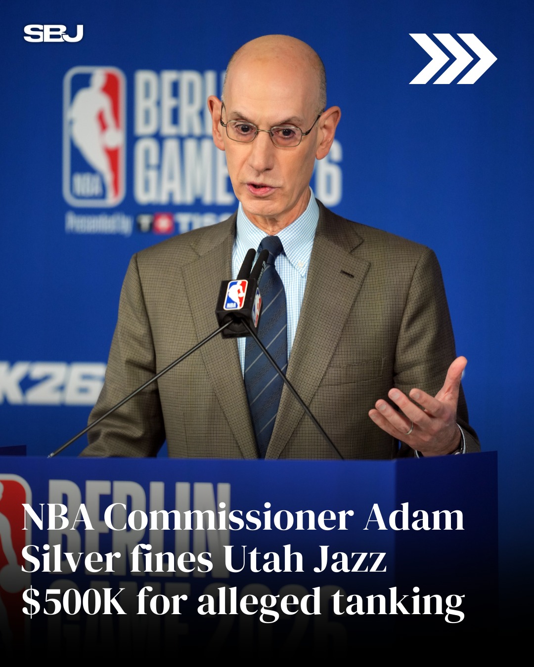 The NBA fined the Utah Jazz $500,000, the strongest statement yet against alleged tanking.

Commissioner Adam Silver cited conduct detrimental to the league after Utah sat Lauri Markkanen and Jaren Jackson Jr. in key fourth quarters despite being able to play. Owner Ryan Smith pushed back publicly, questioning the decision.

Was the fine justified or is this part of a bigger tanking debate?