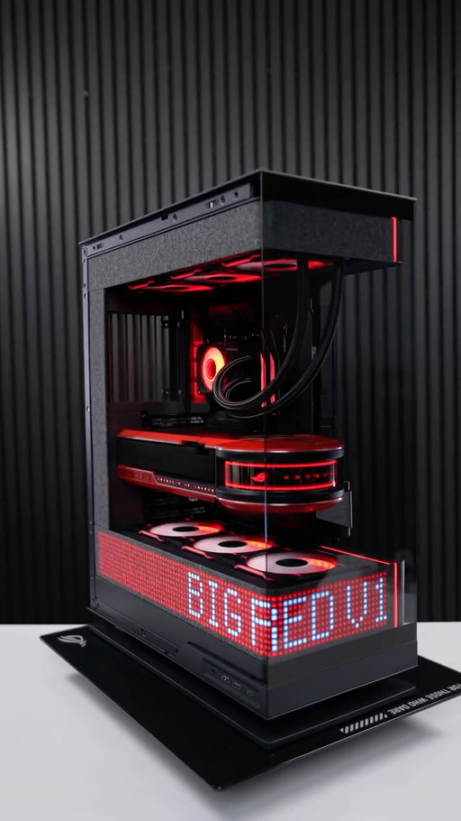 I rebuilt my original BigRed Gaming PC with today’s specs. Full video on channel. 

Ryzen 9 9950X3D
ROG Matrix RTX 5090
128GB DDR5 6000 MT
8TB GEN 5 SSD
1200W PSU
#pc #build #matrix