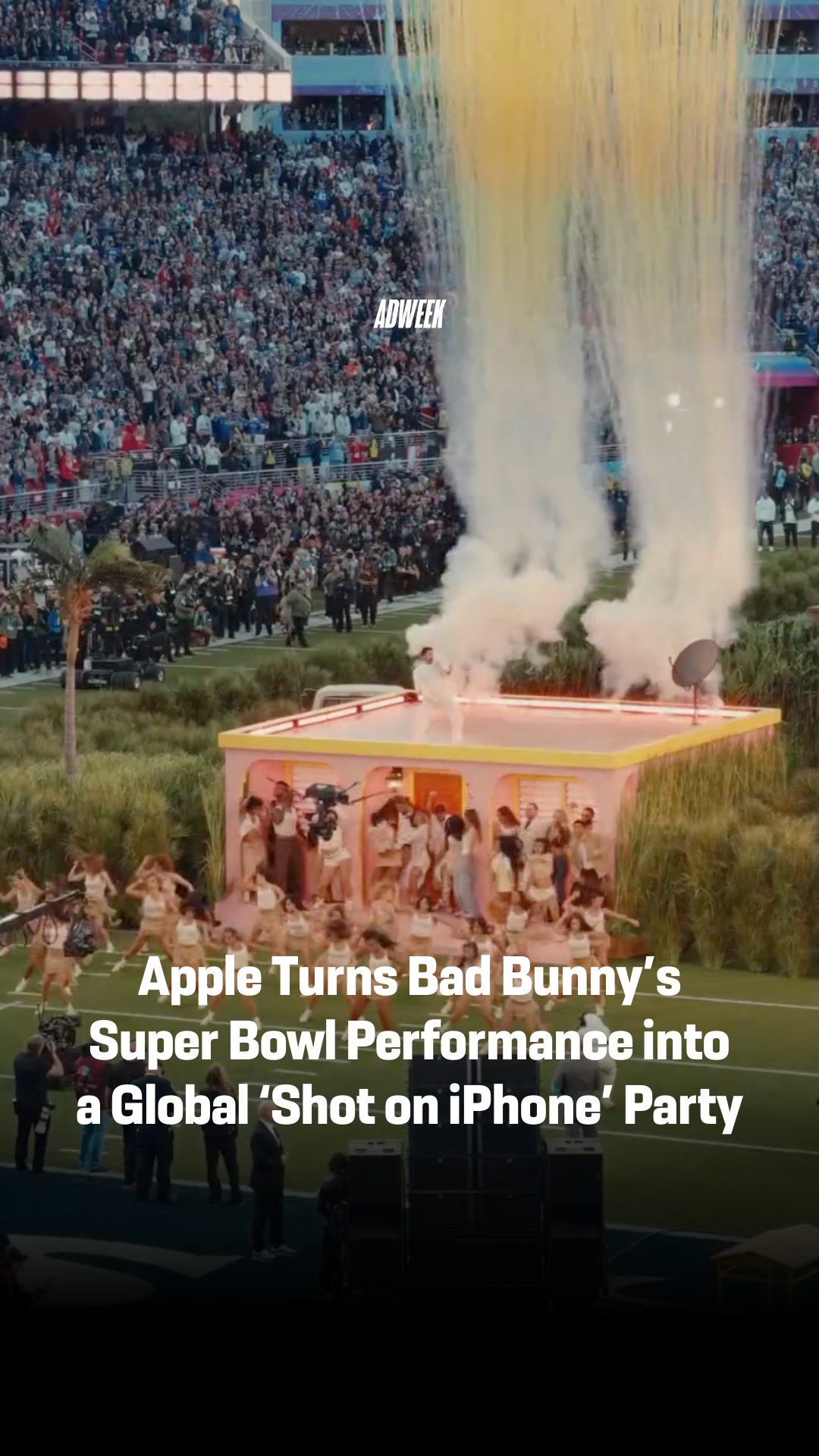 Excuse us while we 😭🥹

@AppleMusic captured @BadBunnyPR’s groundbreaking Super Bowl Halftime Show through the iPhone lenses of fans around the world and added another chapter in its long-running “Shot on iPhone” campaign.

Created by @Apple’s in-house team, the film features footage from 23 photographers and cinematographers who used the iPhone 17 Pro to document unfiltered reactions of Bad Bunny fans watching his halftime show.

Set to Bad Bunny’s “DtMF (DeBÍ TiRAR MáS FOToS)” the spot showcases intimate fan moments spanning 15 locations in 11 time zones, including Puerto Rico, San Francisco, Mexico City, São Paulo, Madrid, Seoul, and Tokyo.

Read more at the 🔗 in bio.