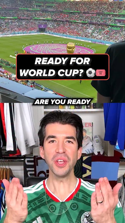 🫵 Are YOU ready for the World Cup?

🌎 Fans from around the world.
⭐ The sport’s biggest stars.
🤯 A life-changing experience.

🎟️ Get your tickets with @SeatGeek

#SeatGeek #WorldCup #Soccer #Football #AD