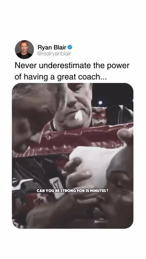The power of having a coach/mentor who wants to see you win 🏆

Share this with a friend to fire them up today!
.
.
Fighter: @timbradleyjr 
Coach/Speaker: @teddy_atlas