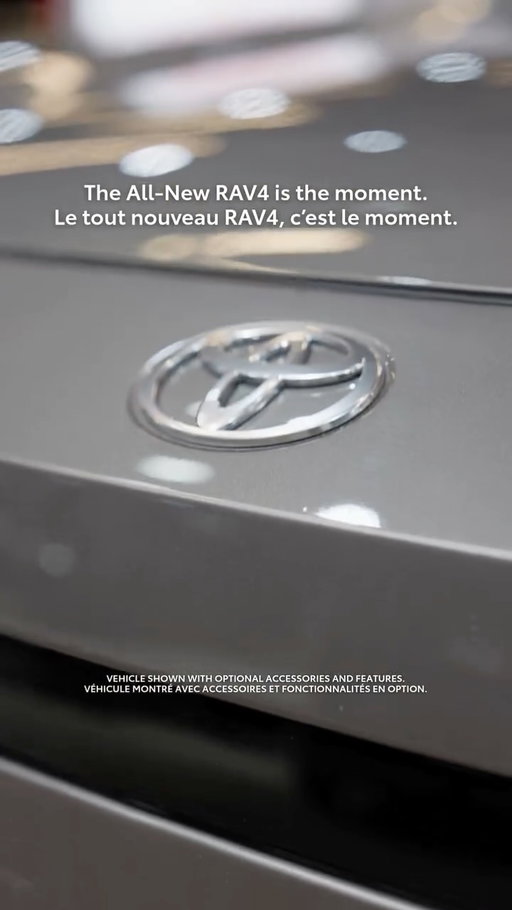 Thoughtfully designed and capable.  The All-New All-Hybrid RAV4 is here. 

Conçu avec soin et prêt à tout. Le tout nouveau RAV4 entièrement hybride est arrivé.
