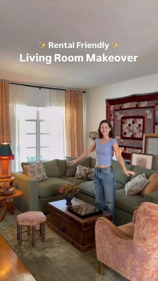 Last weekend I transformed my friend Olivia’s apartment into a warm, layered and inviting space all with the help of @cozey ! Her main concern was the amount of seating but I knew the Ciello sectional would be ideal as it’s modular, washable & comes in an extra deep configuration which we opted for! The modern silhouette of the sofa pairs perfectly with some vintage pieces I sourced for the space, creating a beautiful blend of new and old. I’m also obsessed with the mix of colors and patterns 🤩 #ad #cozeypartner