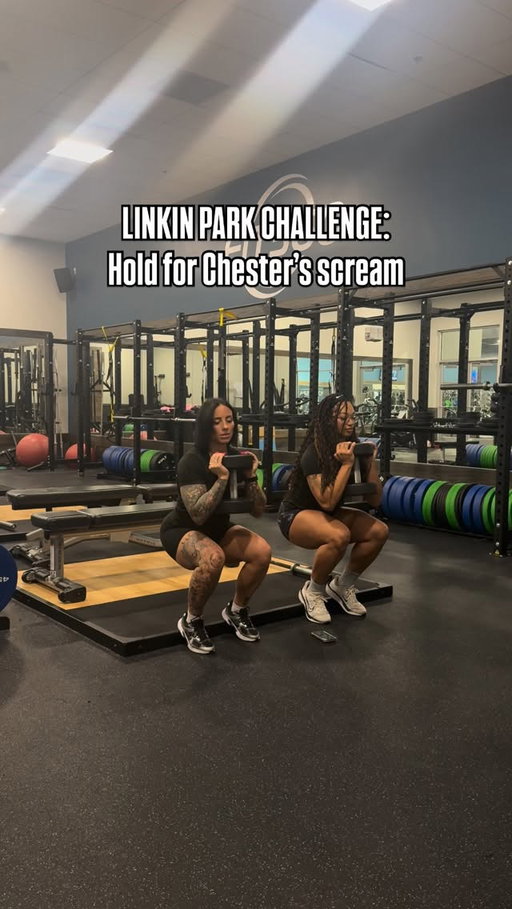 See even us trainers are being tortured 🤣🤣🤣 
W/ my fav @gymnjosie 

Try it and tag me 😍