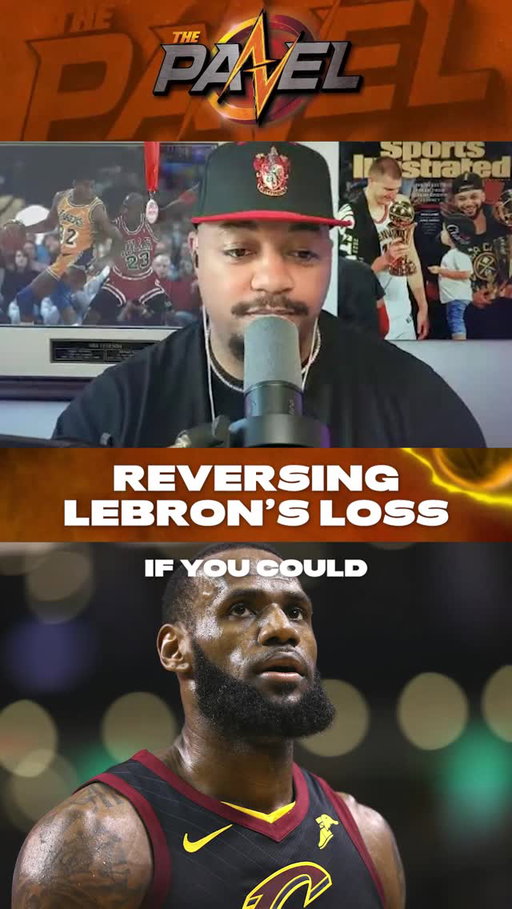 Which one of LeBron's finals' losses would impact his legacy the most if the outcome was reversed?
