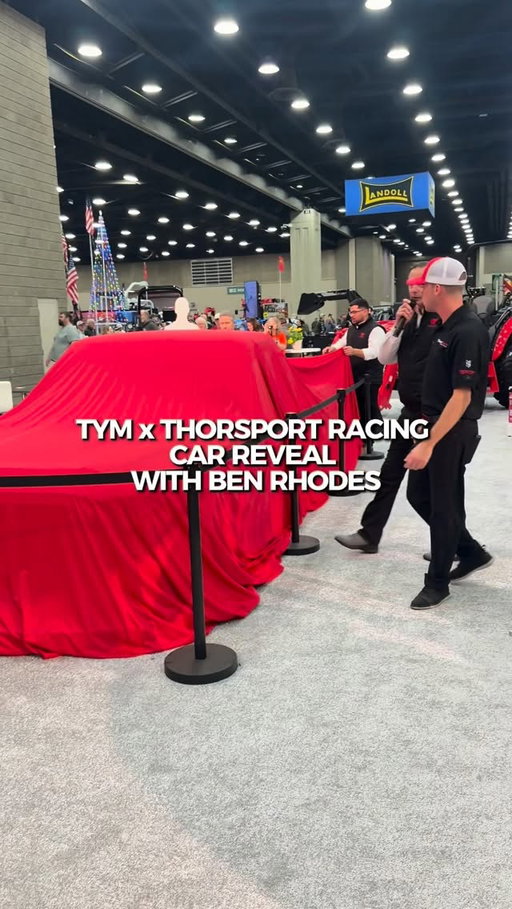Team TYM 🏎️🏁 rolling in just in time for #Daytona500 We’re so excited to be sponsors for @thorsport_racing and @benrhodes this season!  Kicking off today—Good luck Ben! 🏆

Make sure you tune in! 📺

Qualifying: 3:00PM ET FS1
Race: 7:30PM ET FS1 | MRN | SiriusXM

#tym #tymtractors #tymnorthamerica #thorsportracing