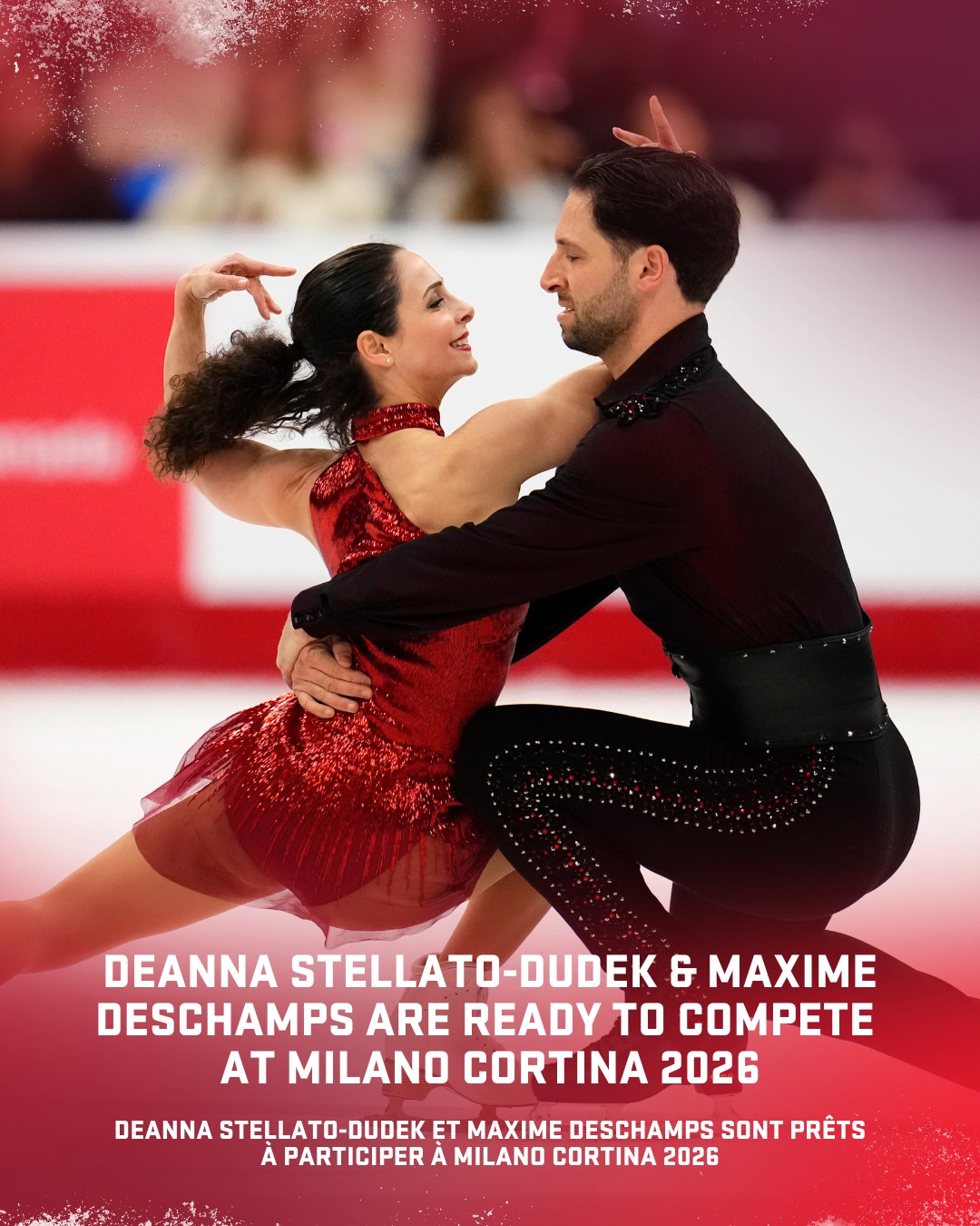 After a pre-Games injury, Deanna Stellato-Dudek & Maxime Deschamps are ready to shine on Olympic ice ✨⁣
⁣
Don’t miss them in the pairs short program this Sunday!! ⛸️⁣
⁣
- ⁣
⁣
Après une blessure avant les Jeux, Deanna Stellato-Dudek et Maxime Deschamps sont prêts à briller sur la glace olympique ✨⁣
⁣
Ne les manquez pas lors du programme court en couples ce dimanche !! ⛸️