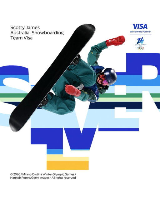Scotty shreds #TeamVisa #ItTakesAVillage #MilanoCortina2026 #EverywhereYouWantToBe