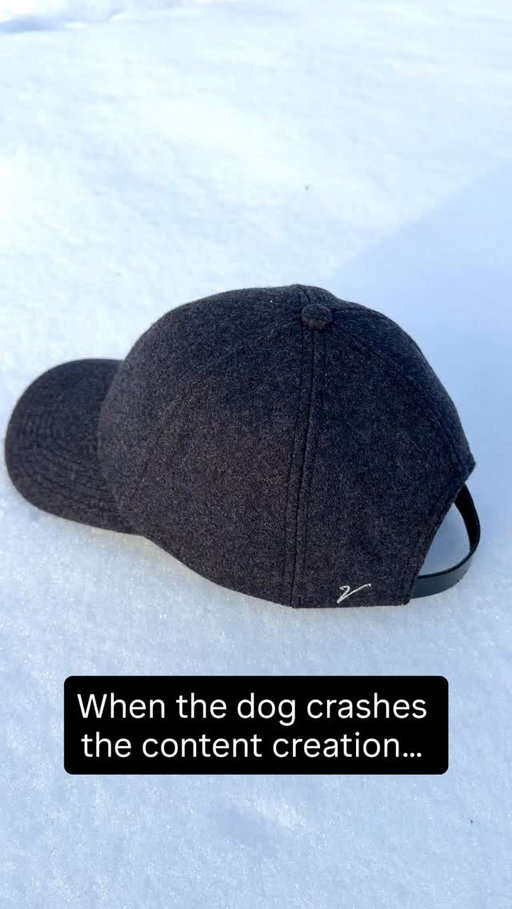 Trying to get some content out here in the snow and the dog needed to see what was going on. Some snow is always welcome on the 100% wool flannel!