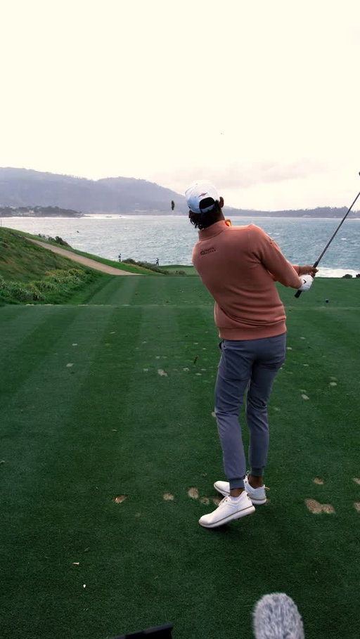 Creativity and shotmaking? Akshay Bhatia has those in spades. After an opening 65, @akshay keeps the pedal down with a 64 to co-lead heading into the weekend at Pebble Beach 🔥

Is this the best hole in golf?