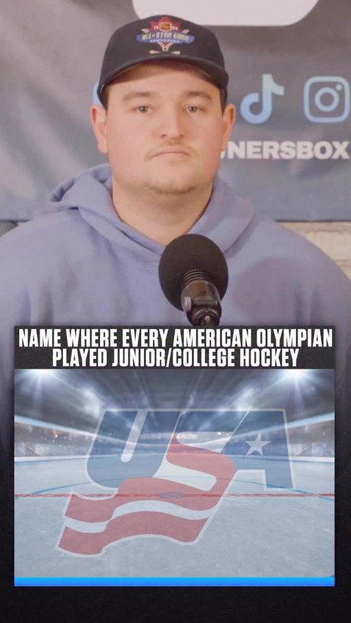 Can you name where every USA Olympian played junior/college hockey? #nhl #hockey #olympics