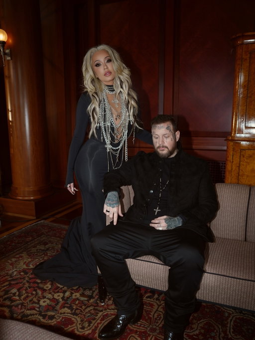 Happy Valentine’s Day to my rose, the beautiful Mrs. BunnieXO. “Thorns” out now everywhere.