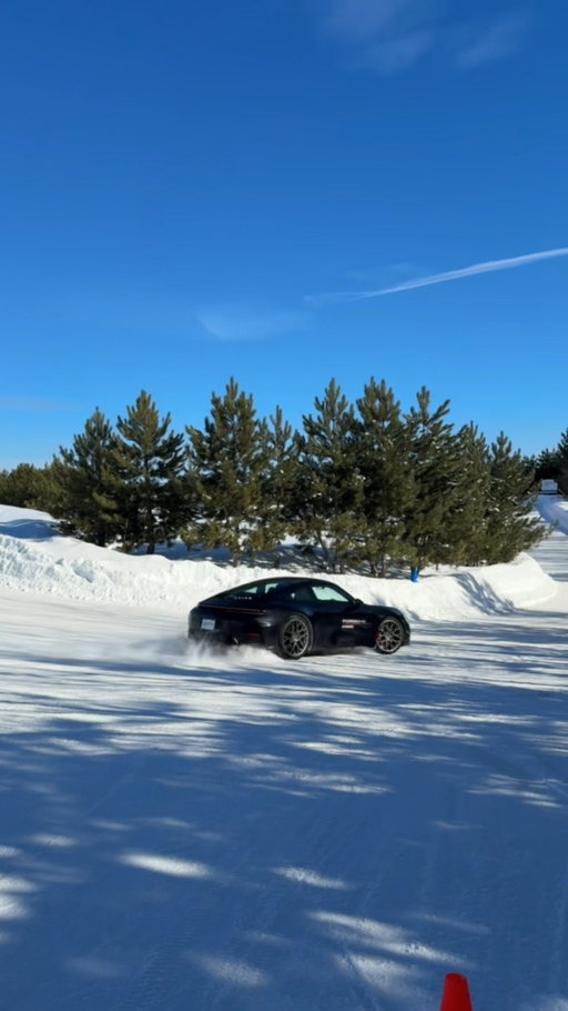 Day 2 at Porsche Ice Experience Canada. There’s a moment when everything clicks—when the car rotates, the steering settles, and the slide becomes controlled instead of chaotic. Today was full of those moments. Precision on ice, guided by Porsche expertise.