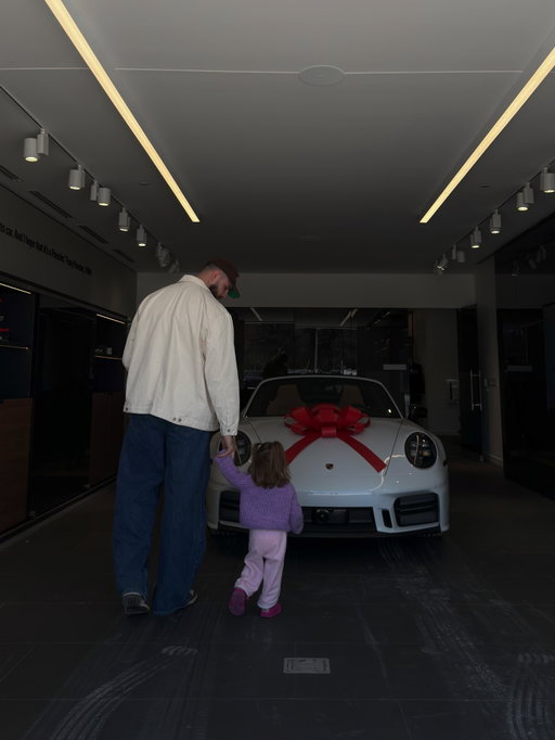 The flowers are optional, the Porsche is mandatory 🫶 This may not be our car yet, but showing her the finer things in life #valentinesday #girldad #Porsche911 

Car: @porschecleveland