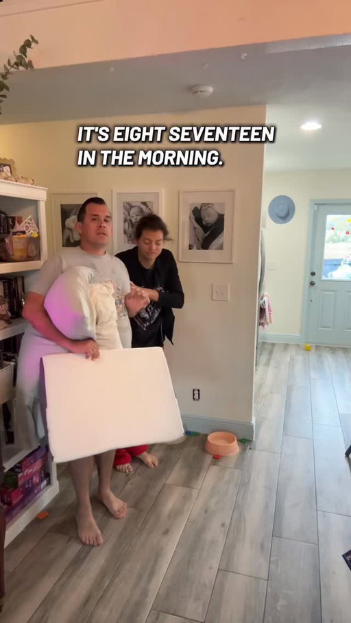 Helping my wife baby step to recovery #mommymakeover #husbandandwife #parenthood