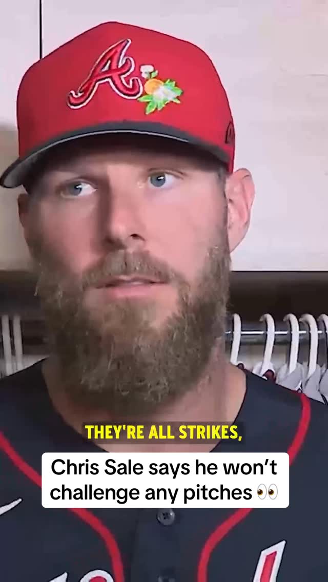 Even with the new ABS challenge system, Chris Sale says he won’t be challenging any pitches 👀

(via: x/Justin_FOX5)