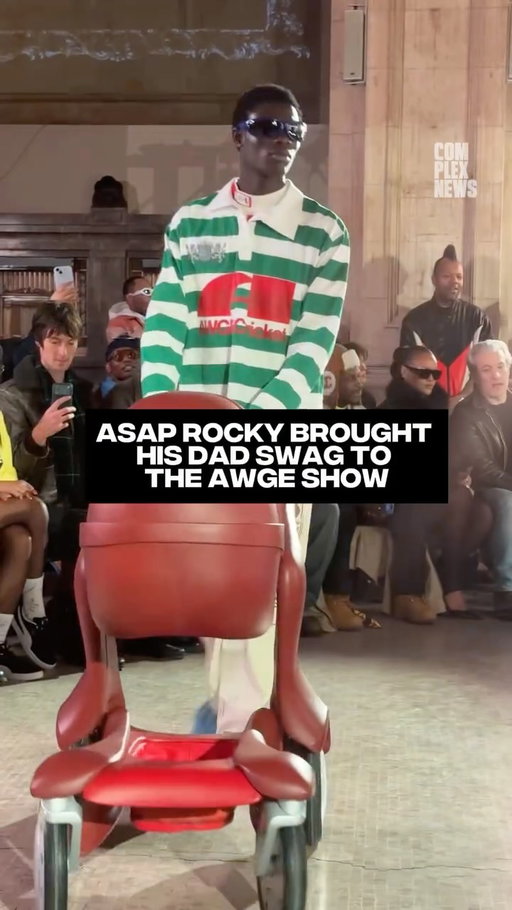 The dad swag is forever 🔥

Rocky’s AWGE show featured male models pushing strollers, and showcased what real life dad swag looks like