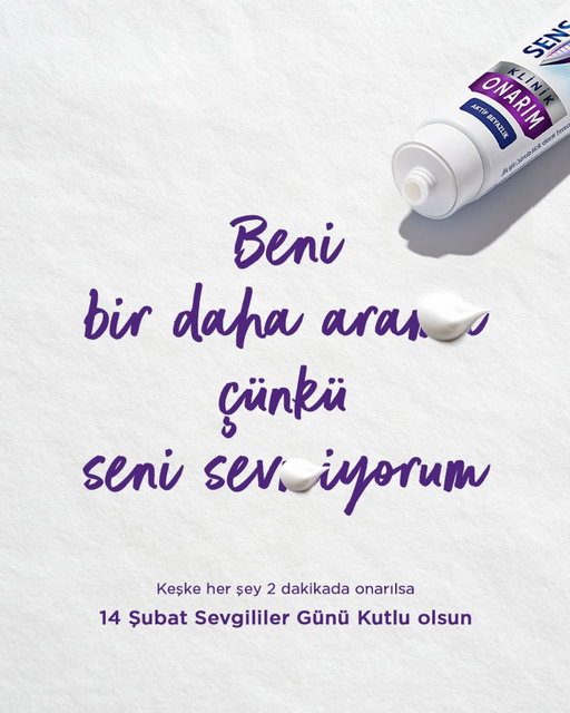 Hassas kalpleri değil ama hassas dişleri 2 dakikada onarmaya başlıyoruz* 🤍💜
14 Şubat Sevgililer Günü Kutlu Olsun!

*14 gün içinde klinik olarak hassasiyet rahatlaması sağlar.
#Keşkeherşey2dakikadaonarılsa #2dakikadaonarım #SensodyneKlinikOnarım