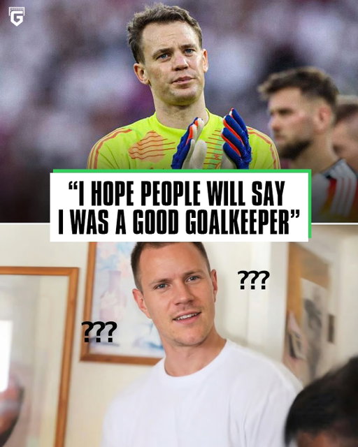 🗣️ Manuel Neuer revealed how he hopes to be known as after he retires:

“I hope people will say I was a good goalkeeper.”

Does someone have to remind Neuer who exactly he is? 😂🐐 

🗣️ Manuel Neuer :

“I didn’t choose to be a goalkeeper. The coach put me in goal. I had just arrived in a Schalke youth team that didn’t have a goalkeeper. At the time, nobody wanted to play that position.“

Imagine entering into a humble competition and your opponent is Manuel Neuer! 😂