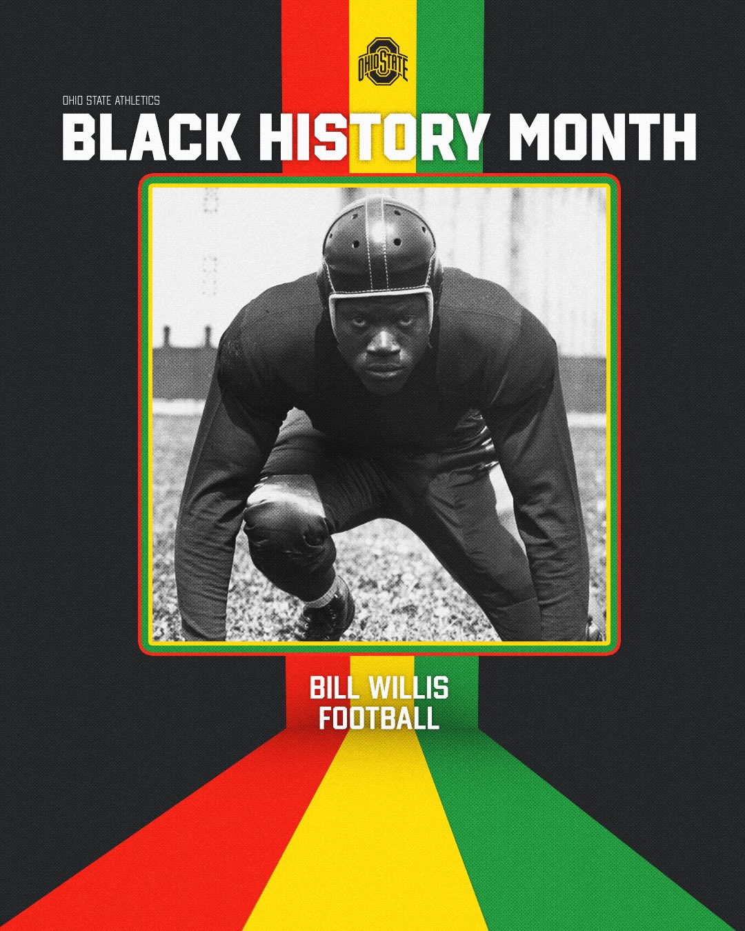 Recognizing History 🌰

🏈 Bill Willis - the first African American All-American in Ohio State athletics history, the native of Columbus was a member of the 1942 @ohiostatefb National Championship team and played both offense and defense. 

🏈 Cam Heyward - an All-Big Ten standout at defensive tackle for the Buckeyes, Heyward has gone on to excel at a Pro Bowl level for Pittsburgh Steelers helping the Steelers to numerous National Football League playoffs berths. In Pittsburgh, Heyward and his wife, Allie, have established the Heyward House Foundation, which is dedicated to bettering the lives of children in the community.

🏈 Malcolm Jenkins - the 2008 Thorpe Award winner as best defensive back in college football, Jenkins helped Ohio State to four straight B1G titles and back-to-back berths in the national championship game. He completed his 11th season in the NFL with Philadelphia, winning his second Super Bowl ring in 2017 (2009 as a Saint). Off the field, he makes his impact running the Malcolm Jenkins Foundation, which is committed to youth development in under-served communities.

🏈 Chris Ward - a three-year starter at left tackle from 1975–77, was inducted into the College Football Hall of Fame in 2024. Ward a two-time first-team All-American, earning consensus recognition in 1976 and unanimous recognition in 1977, and a team captain for the 1977 Buckeyes. He would go on to be selected as the No. 4 overall pick in the 1978 NFL draft by the New York Jets and play professionally for seven seasons.

#GoBucks