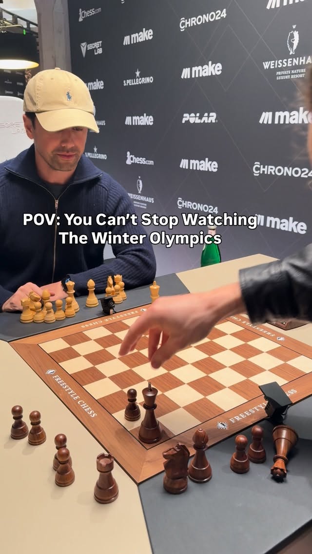 Too many Winter Olympics videos 😂
w/ @dinabelenkaya @sabricanonay @simonplayschess