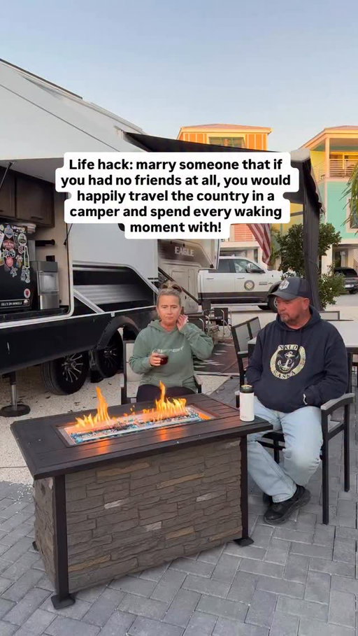 Not saying I’m a marriage counselor or know the key to a happy marriage. But, if you can live together 24/7 and travel the country together with no other friends, you picked a great one!! We don’t celebrate VDay, but we do celebrate each other everyday. ♥️♥️

Could you travel with just person 24/7?!

#marriage #marriagetips #emptynest #emptynesters #travelcouple rvtravels