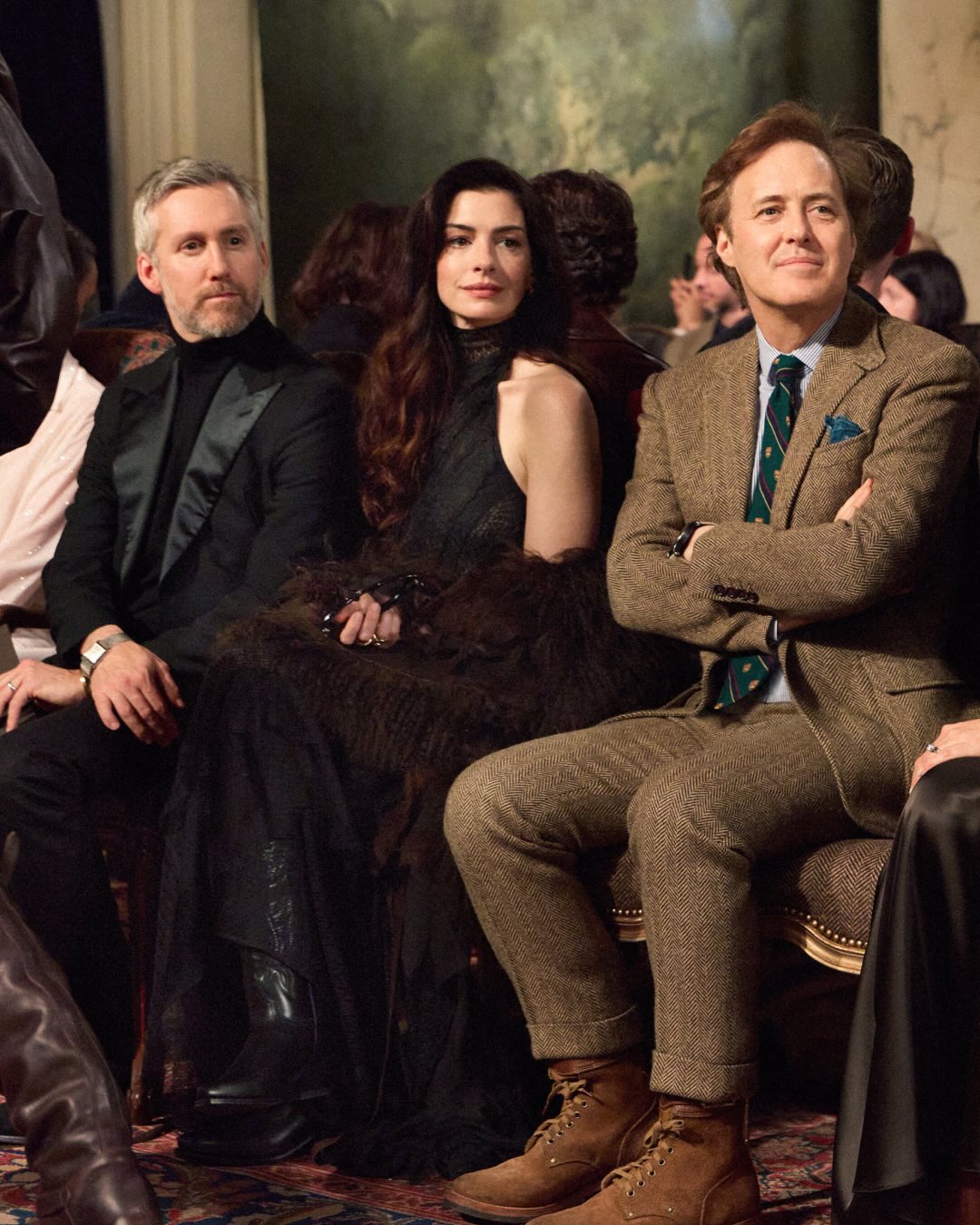 Moments from #RalphLaurenFall26.

@DavidLauren, Anne Hathaway, Adam Shulman, and more watch as #RalphLauren debuts Fall 2026 #RLCollection.

#NYFW