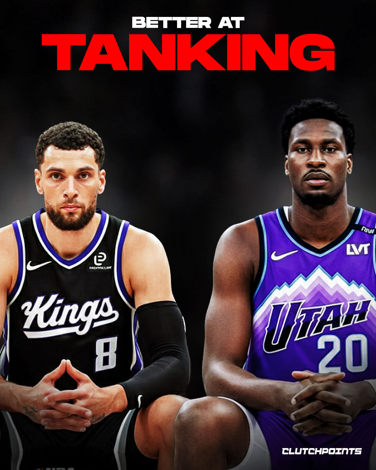 The tank commanders have officially checked in.

The 15-seed Sacramento Kings and 13-seed Utah Jazz are now down one star each due to season-ending surgery:

Jaren Jackson Jr. - surgery on his left knee
Zach LaVine - surgery on his right hand

Coincidence?
Sure. Totally. Definitely.

his is next-level tanking... no press releases about draft odds, just “get healthy, king”.

In today’s NBA, tanking isn’t accidental anymore.

It’s strategic roster management.