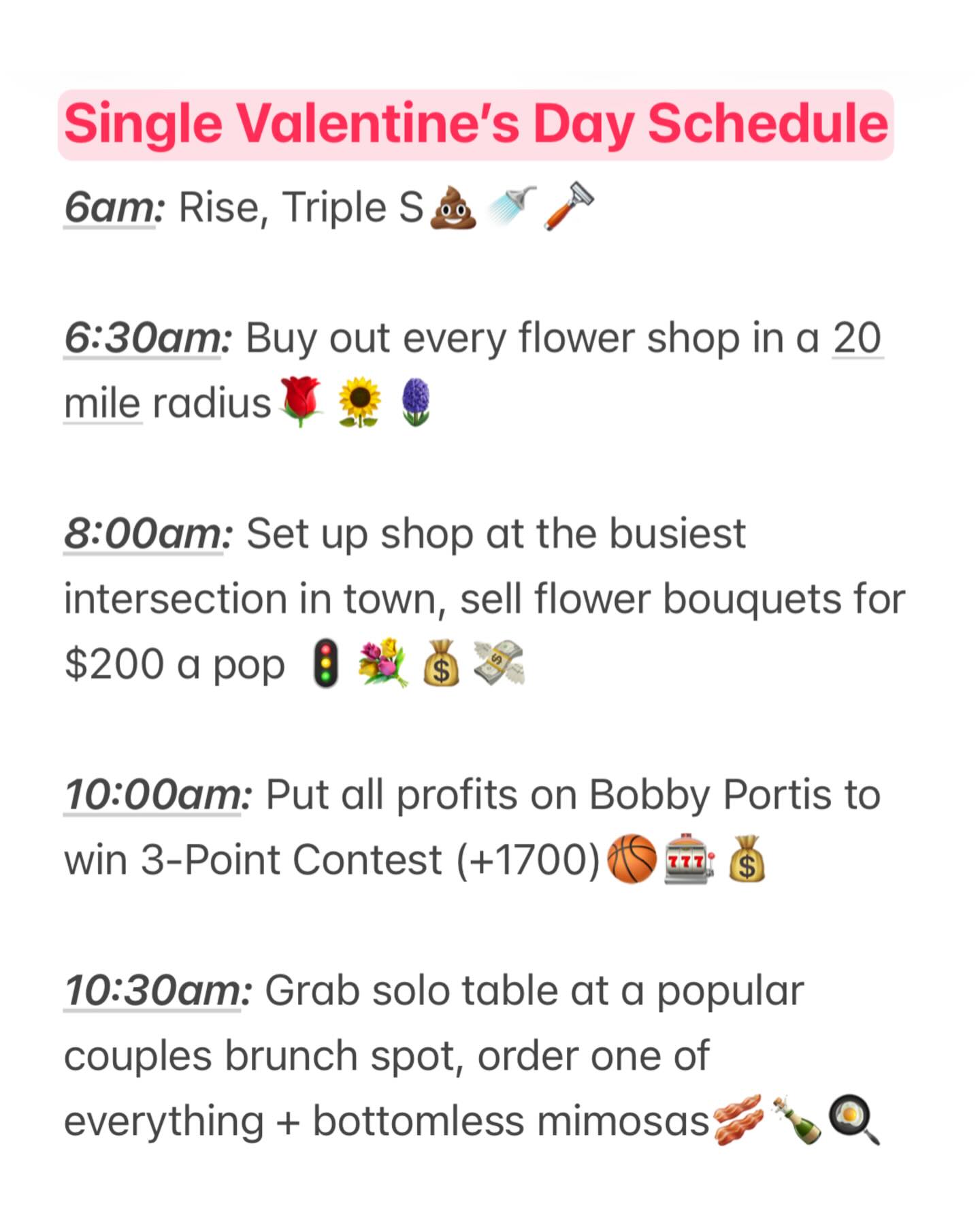 Happy Valentine’s Day to all of our single friends🤝