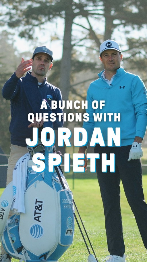 We were able to ask @jordanspieth A Bunch of Questions while we were out at the @attproam. 

@ngschu was on the bag for 3 holes of a practice round at Spyglass Hill, watch the complete video on YouTube now.
